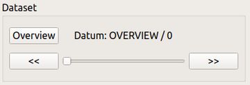 Dataset controls screenshot.